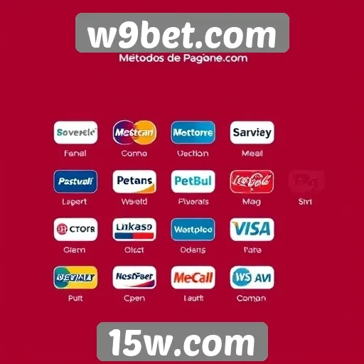 Métodos de pagamento disponíveis em w9bet.com